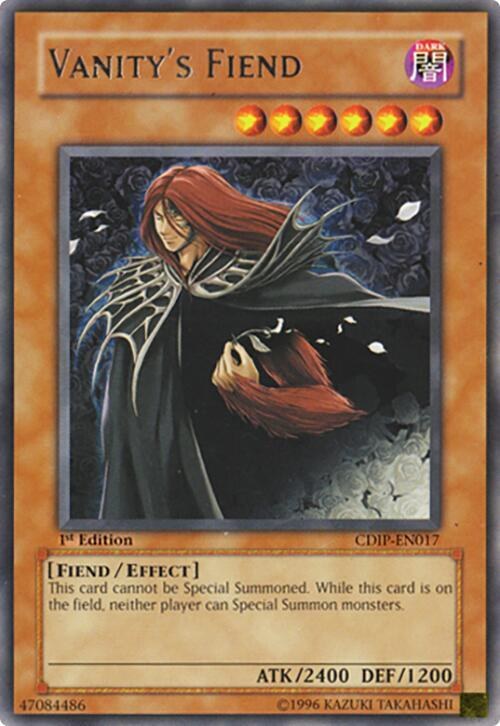 Vanity's Fiend - 1st Edition