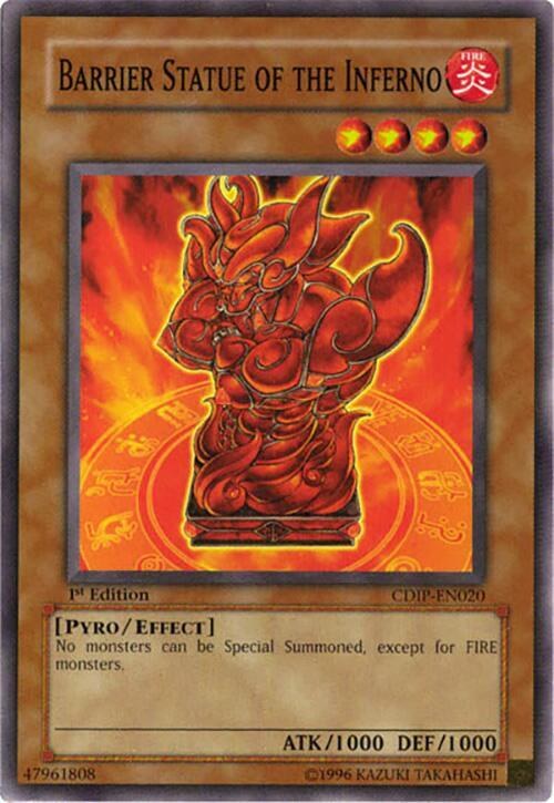 Barrier Statue of the Inferno - Unlimited