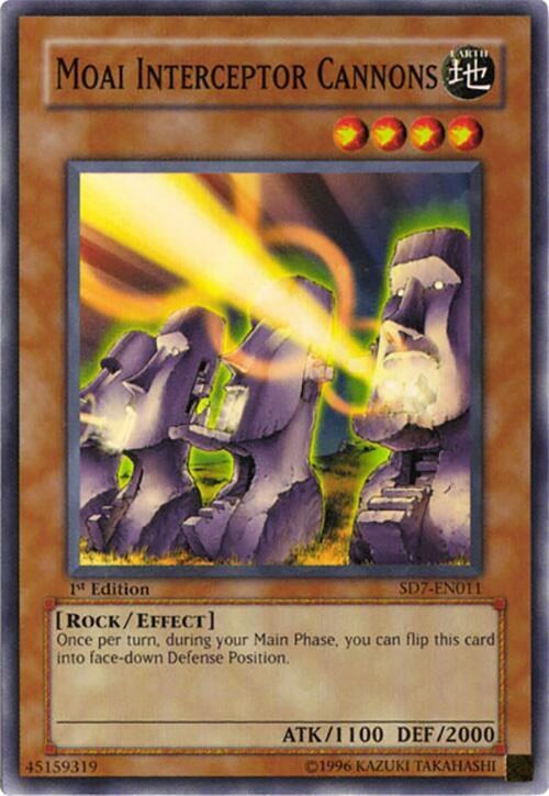 Moai Interceptor Cannons - 1st Edition