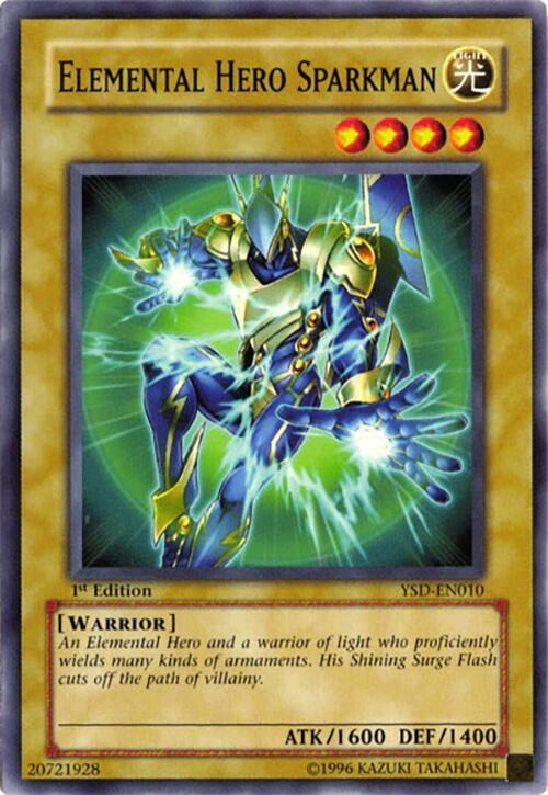 Elemental Hero Sparkman - 1st Edition