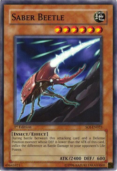 Saber Beetle - 1st Edition