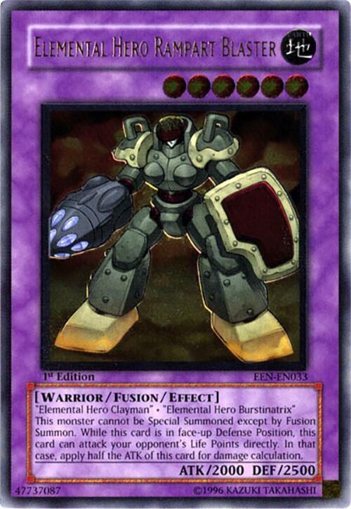 Elemental Hero Rampart Blaster - Utr First Edition