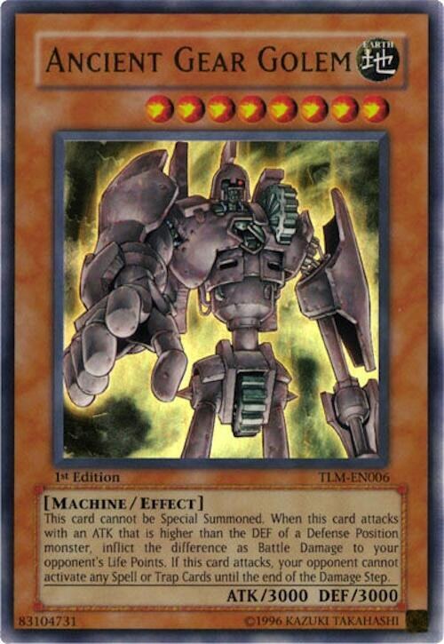 Ancient Gear Golem - 1st Edition