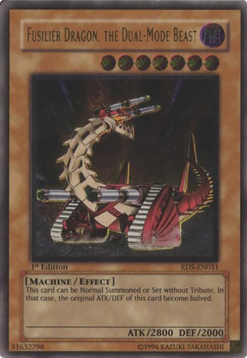 Fusilier Dragon, the Dual-Mode Beast - Utr First Edition