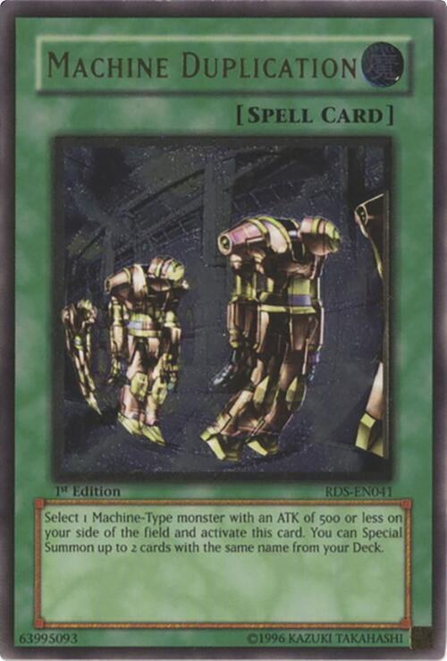 Machine Duplication - Utr First Edition