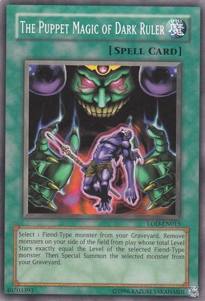 The Puppet Magic of Dark Ruler