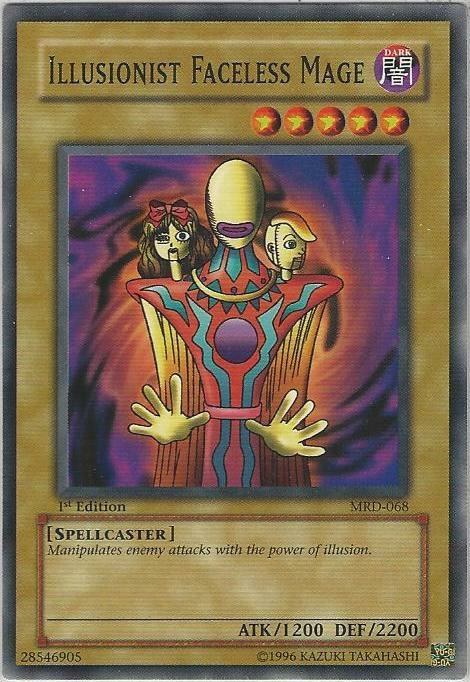 Illusionist Faceless Mage - 1st Edition