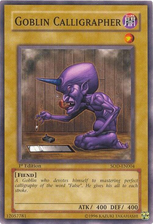 Goblin Calligrapher - 1st Edition