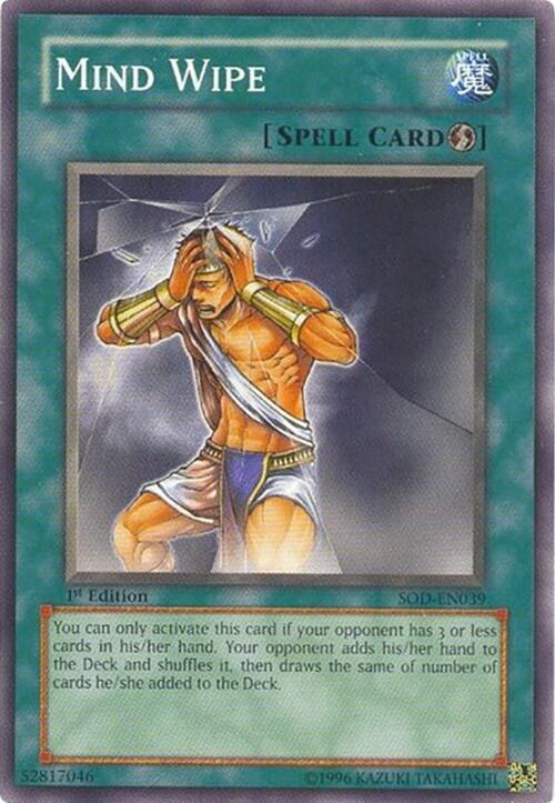 Mind Wipe - 1st Edition