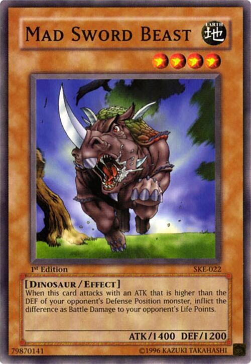 Mad Sword Beast - 1st Edition