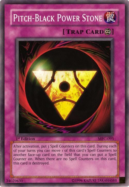 Pitch-Black Power Stone - 1st Edition
