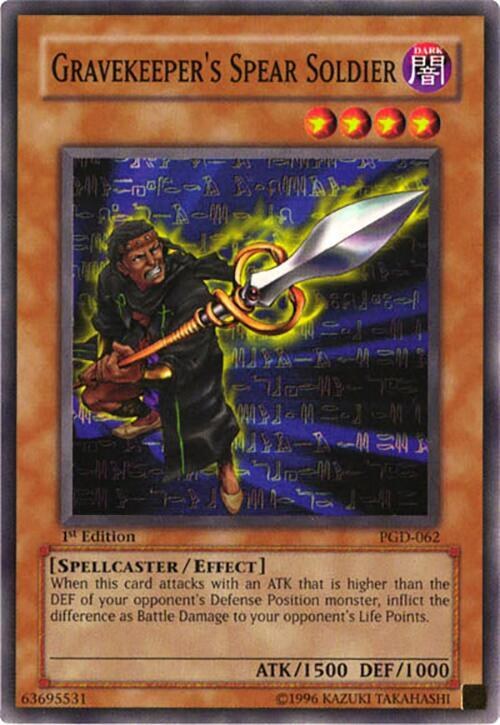 Gravekeeper's Spear Soldier - 1st Edition