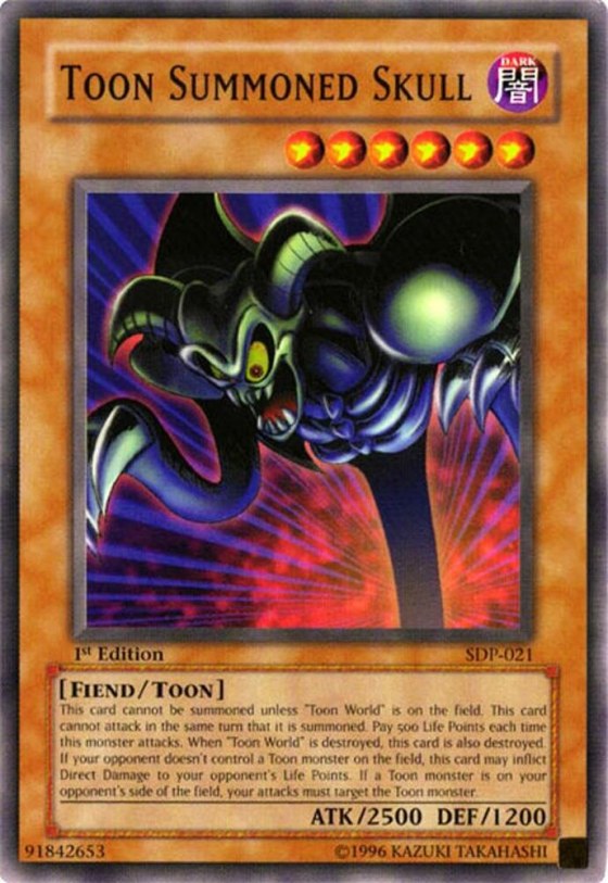 Toon Summoned Skull - 1st Edition