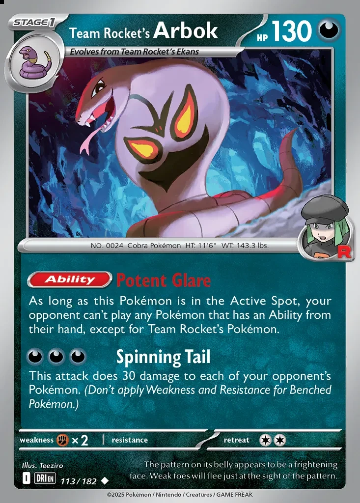 Team Rocket's Arbok