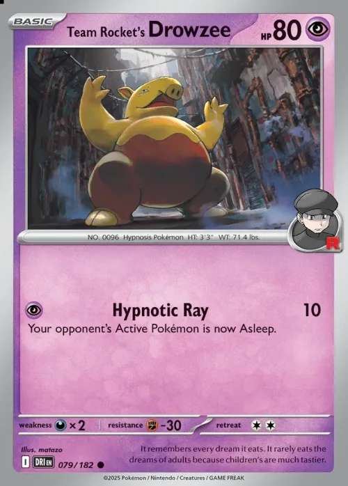 Team Rocket's Drowzee