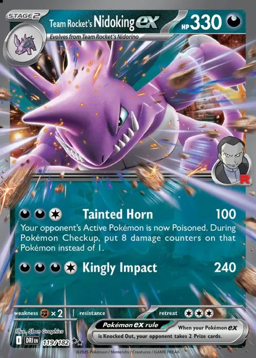 Team Rocket's Nidoking ex