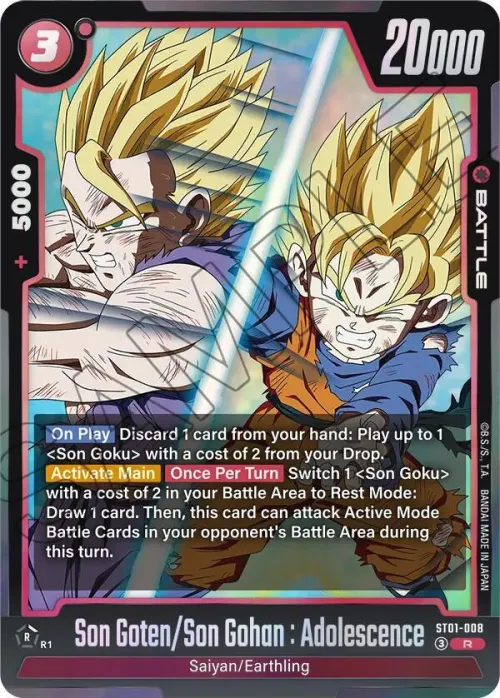 Son Goten/Son Gohan : Adolescence - Holo