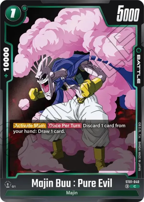 Majin Buu : Pure Evil - Holo