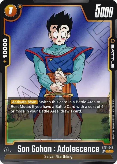 Son Gohan : Adolescence - Holo
