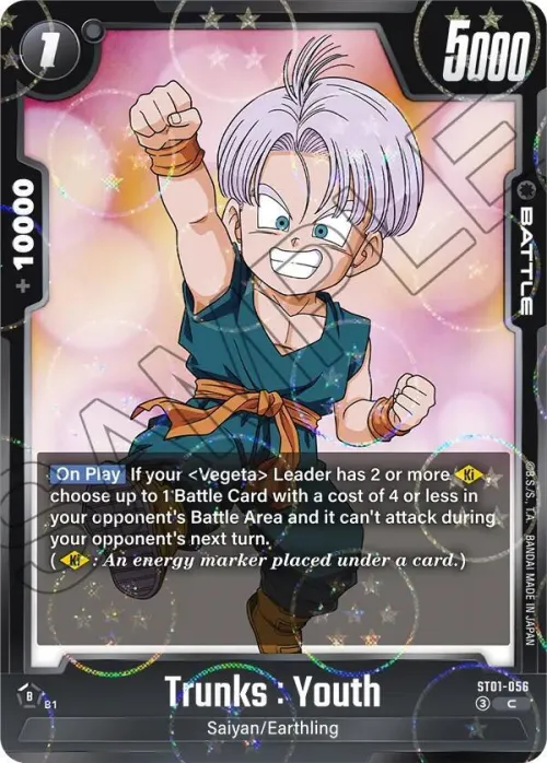 Trunks : Youth - Dragon Ball Pattern