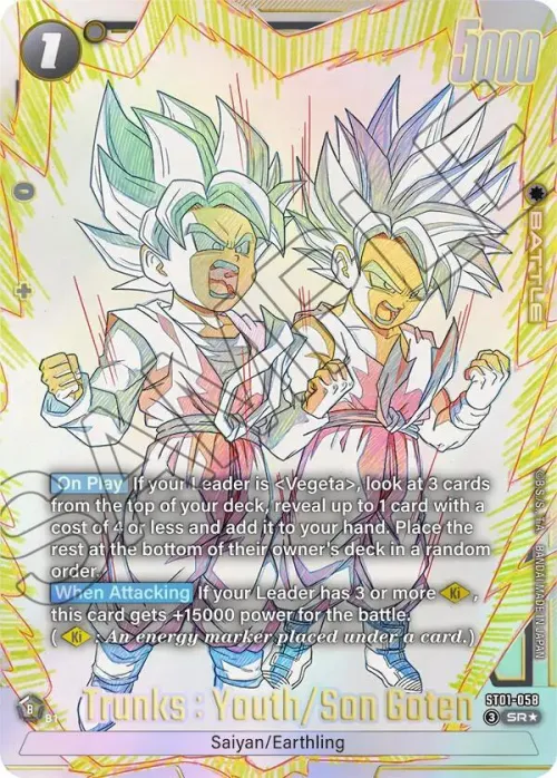 Trunks : Youth/Son Goten - Alternate Art