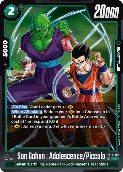 Son Gohan : Adolescence/Piccolo - Holo