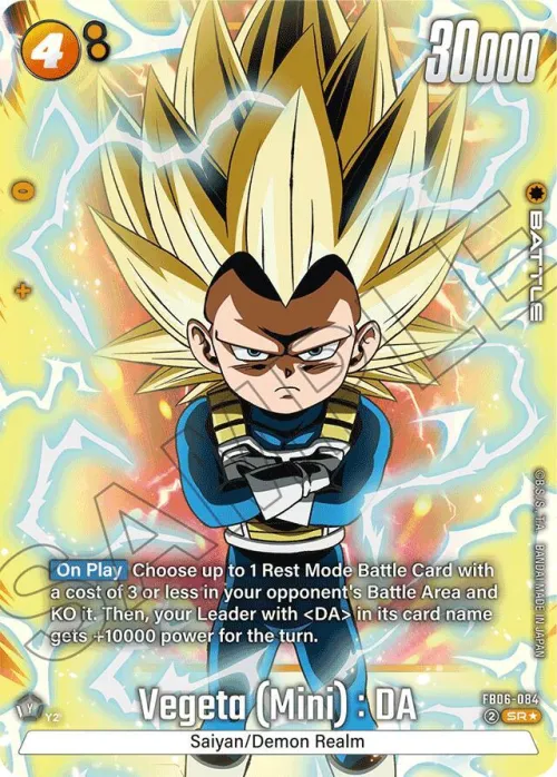 Vegeta (Mini) : DA - Alternate Art