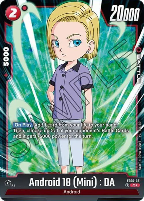 Android 18 (Mini) : DA - Bonus Pack Alternate Art