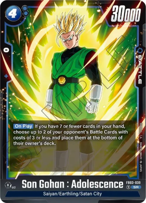 Son Gohan : Adolescence - Holo