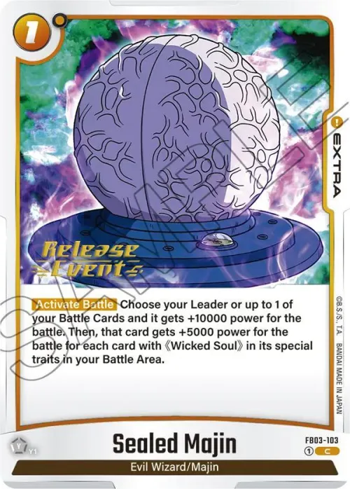 Sealed Majin