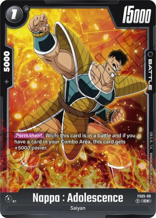Nappa : Adolescence - Bonus Pack Alternate Art
