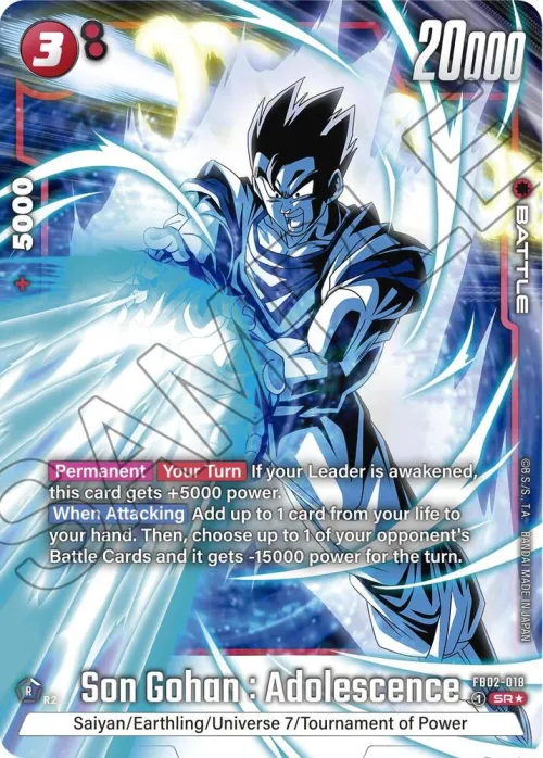 Son Gohan : Adolescence - Alternate Art