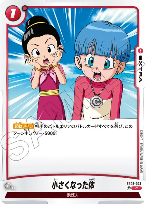 小さくなった体