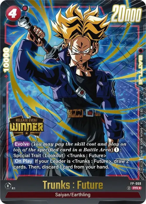 Trunks : Future - Release Event Winner