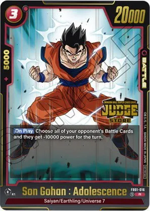 Son Gohan : Adolescence (Judge Pack (Store Judge) 01) - Judge Pack Store Judge