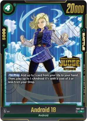 Android 18 - FB01-081 (Judge Pack (Store Judge) 01) - Judge Pack Store Judge