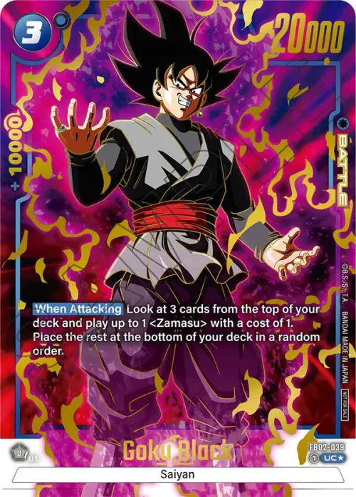 Goku Black - Cs Pack 01 Gold