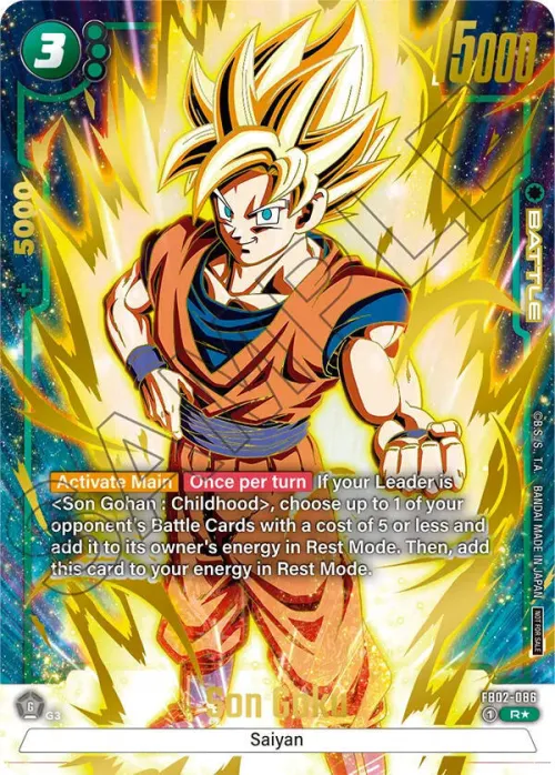 Son Goku - Cs Pack 01 Gold