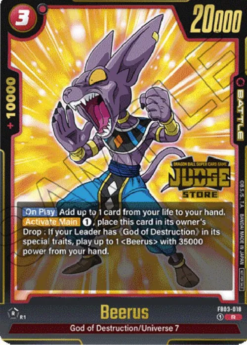Beerus - FB03-018 (Judge Pack (Store Judge) 02) - Judge Pack Store Judge