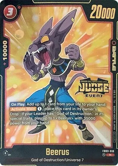 Beerus - FB03-018 (Judge Pack (Event Judge) 02) - Judge Pack Event Judge