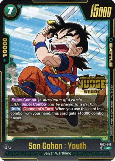 Son Gohan : Youth - FB03-066 (Judge Pack (Store Judge) 02) - Judge Pack Store Judge