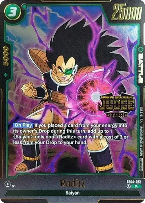 Raditz (Judge Pack (Store Judge) 03) - Judge Pack Store Judge