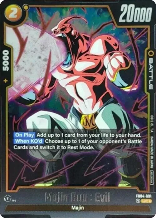 Majin Buu : Evil - Tournament Pack 05