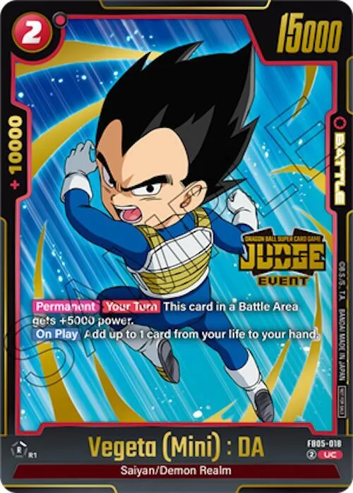 Vegeta (Mini) : DA (Judge Pack (Event Judge) 04) - Judge Pack Event Judge