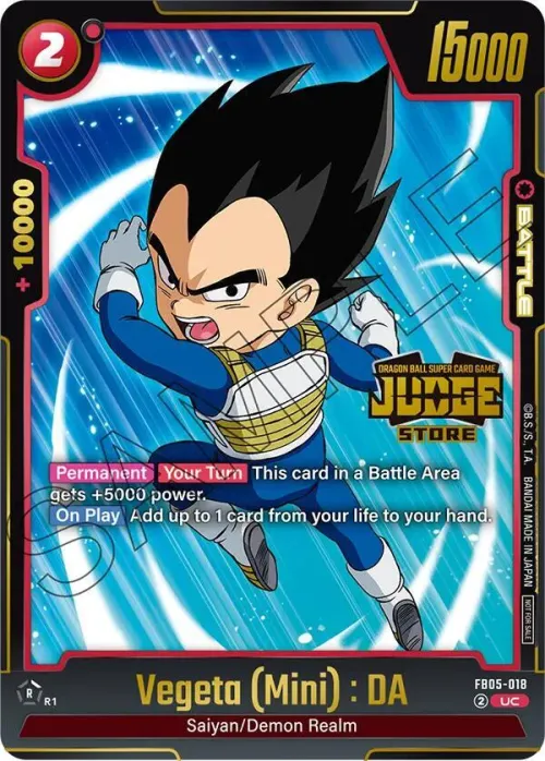 Vegeta (Mini) : DA (Judge Pack (Store Judge) 04) - Judge Pack Store Judge