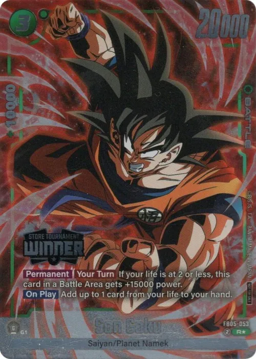 Son Goku - Tournament Pack Winner 06