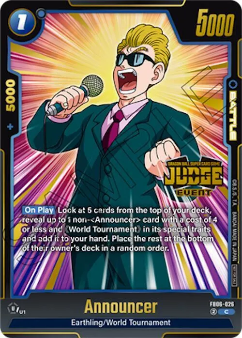 Announcer (Judge Pack (Event Judge) 04) - Judge Pack Event Judge