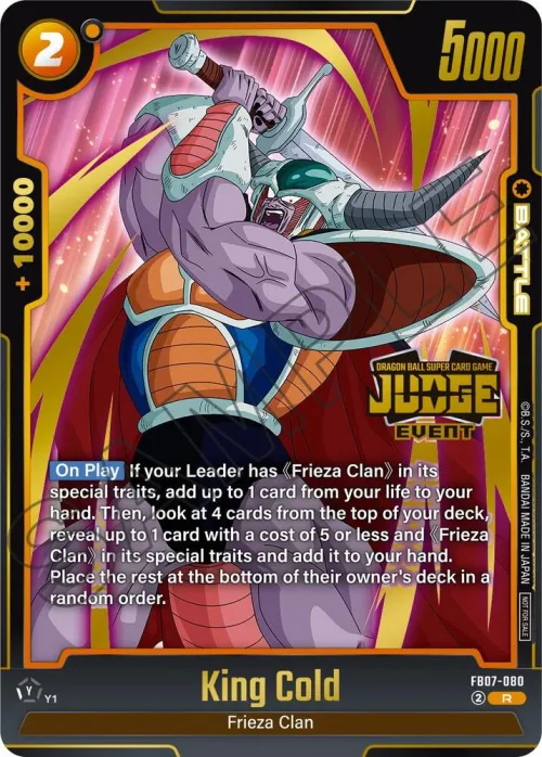 King Cold (Judge Pack (Event Judge) 05) - Judge Pack Event Judge