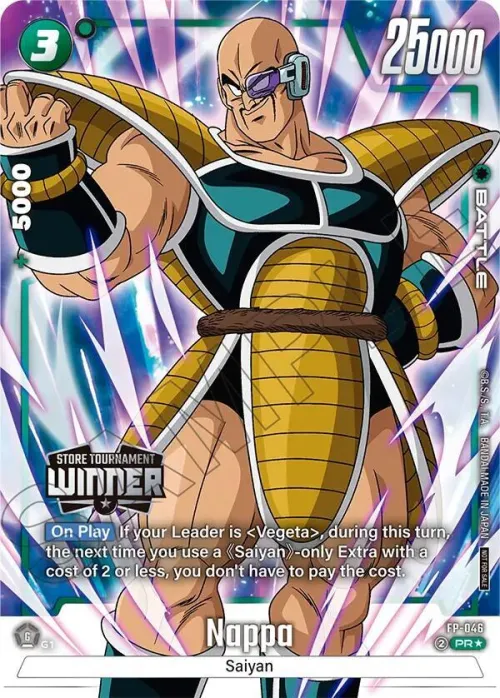 Nappa - Tournament Pack Winner 07