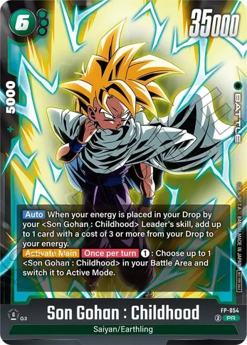 Son Gohan : Childhood - Tournament Pack 08
